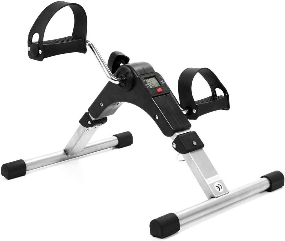 Fitness Stepper - Hometrainer Mini - Thuis Trainen - Verstelbare Weerstand - 48.5 x 36 cm - Zwart (9101258114660)