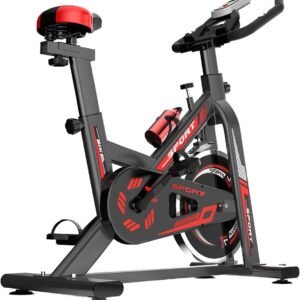 Hometrainer 3.0 - Zwarte Stille Indoor Fiets met Instelbare Weerstand voor Thuis (9101142528771)