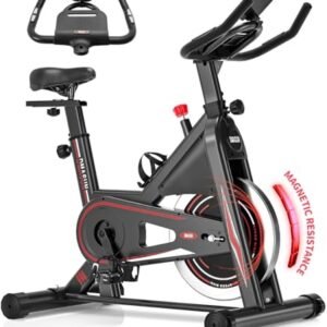 Hometrainer met magnetische weerstand en LCD-monitor voor cardiotraining (6153907050044)