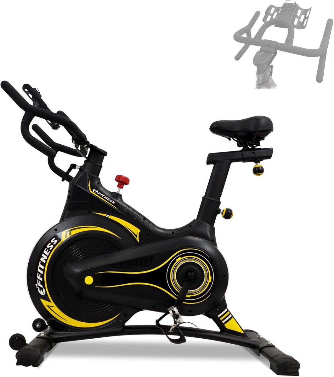 Indoor Cycling Hometrainer met Magneetrem en 13 kg Vliegwiel voor Thuis Training (9101072941152)