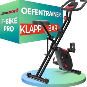 Inklapbare Hometrainer met 16 Weerstanden, Comfortabel Zadel, Tot 150 KG (9101153040156)