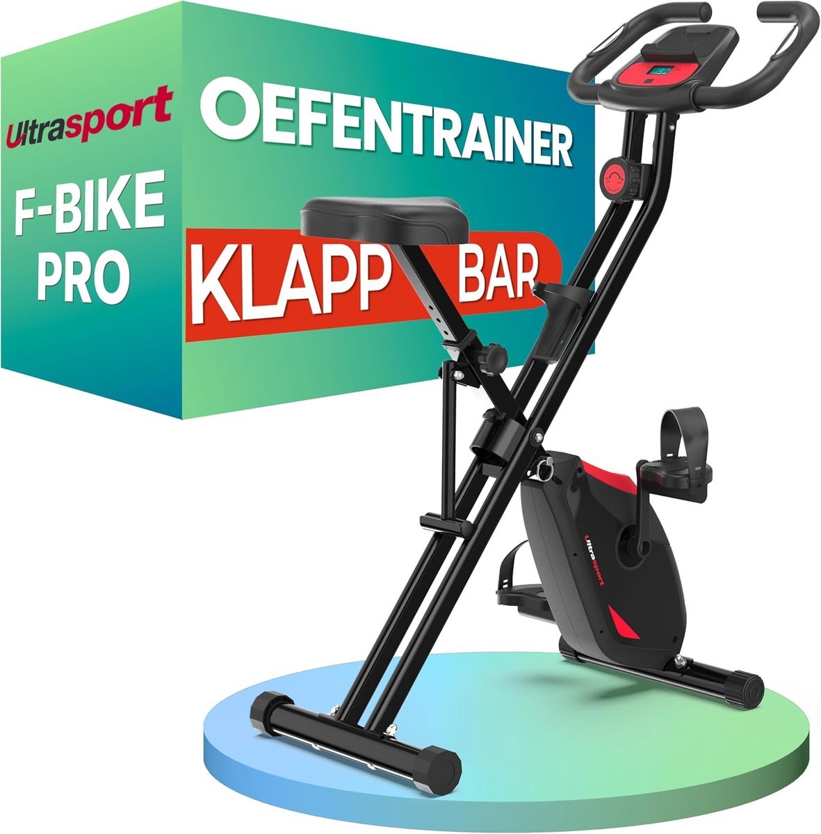 Inklapbare Hometrainer met 16 Weerstanden, Comfortabel Zadel, Tot 150 KG (9101153040156)