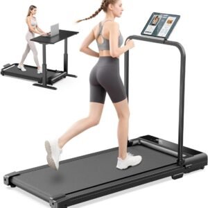 Loopband - Hometrainer - Thuiswerken - Stille motor - 104 cm - Zwart (9101257707542)
