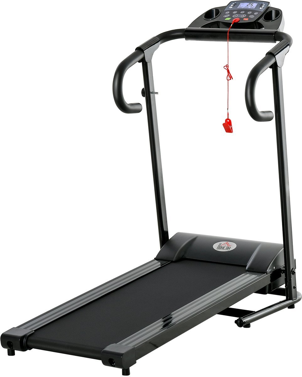 Loopband Inklapbaar - 0.8-10km/u - Wandelband - Walking Pad - Opvouwbare Loopband - Walkingpad - Treadmill - Zwart (8721392013011)