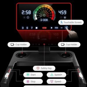 Loopband Inklapbaar - Wandelband Fitness - Treadmill - Sportapparaat (9101210280549)