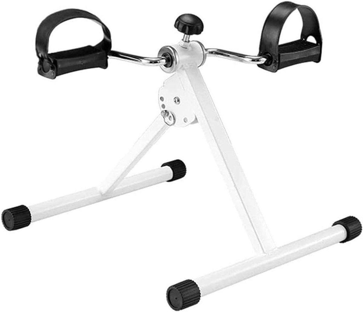 Mini Fiets Hometrainer - Oefenfiets Been - Revalidatie Training - Opvouwbaar Ontwerp - 50x43x40 cm - Zwart Rood Wit (9101252730552)
