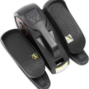 Mini Hometrainer - Beentrainer Pedaal - Thuis Zitten - Stille Werking - 25 kg Pedaal - Zwart (9101222588367)