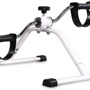 Mini Hometrainer - Pedaaltrainer Fiets - Thuis Fitness - LCD Trainingscomputer - 100 kg Draagkracht - Wit (9101252720478)