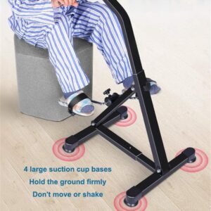 Mini Hometrainer - Voetpedaal Fiets - Thuis Revalidatie - Opvouwbaar Draagbaar - 84-105cm Verstelbaar (9101158189638)