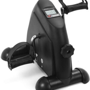 Mini Stepper - Hometrainer Fiets - Thuis Fitness - Verstelbare Weerstand - 41 x 38 x 31 cm - Zwart (9101265295482)