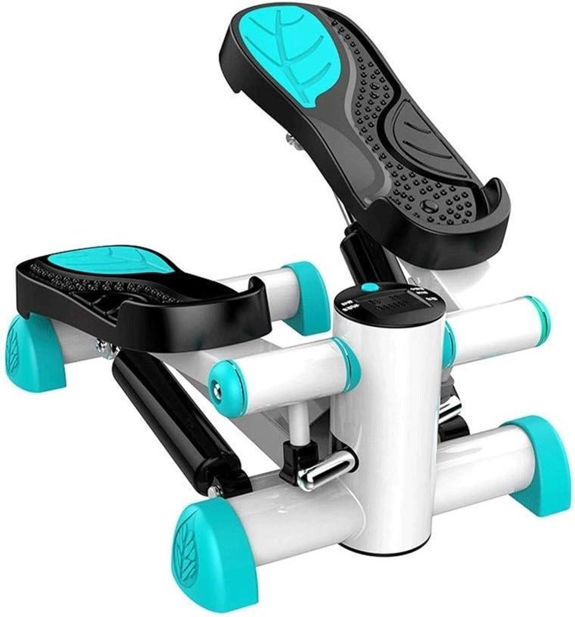 Mini Stepper - Hometrainer Pedaal - Thuis Fitness - Dubbele Hydraulische Weerstand - 250 kg Belastbaar - Zwart (9101265301381)
