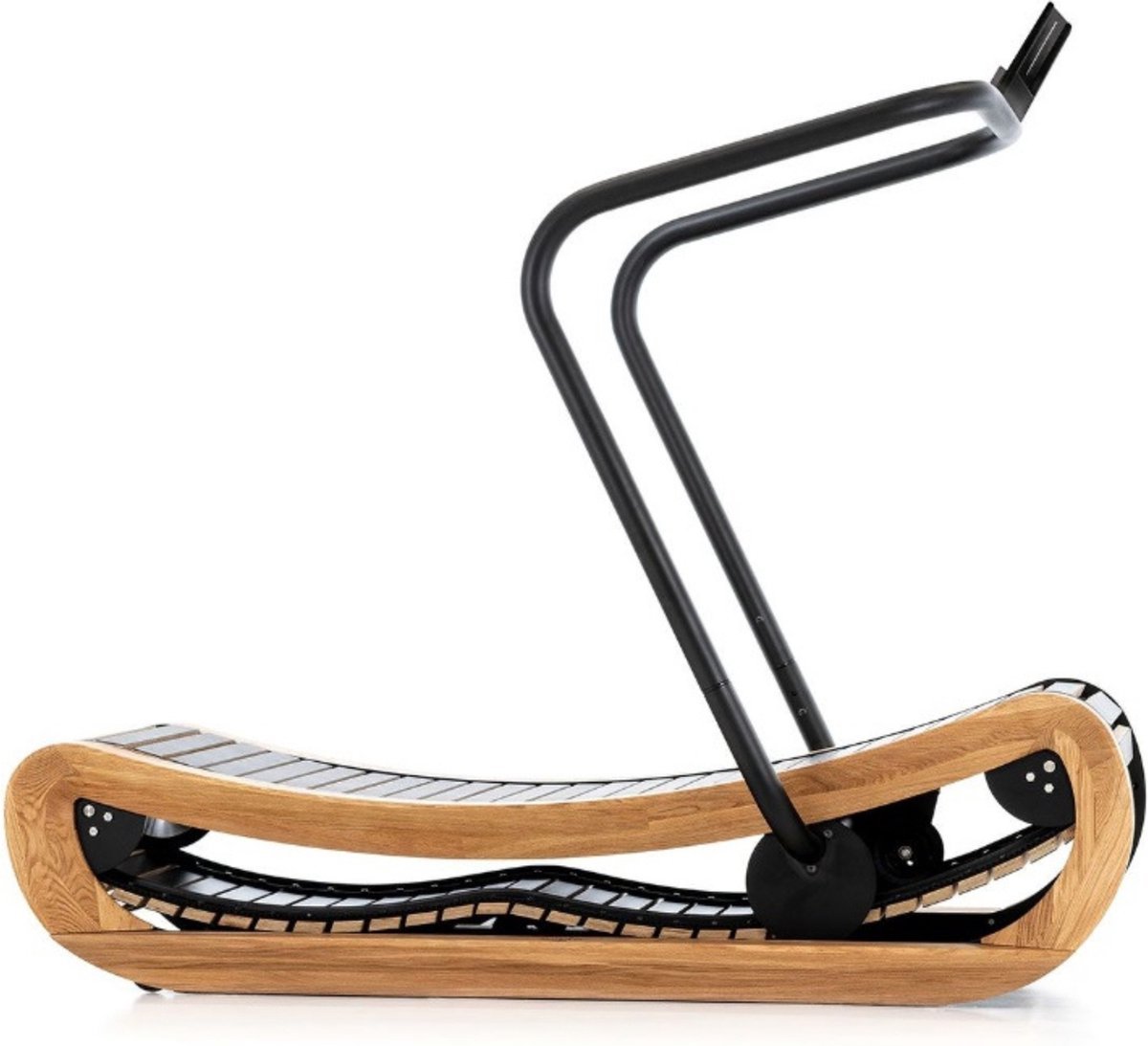 NOHRD SprintBok V2 Eiken - Motorloze houten loopband - Eikenhout (7595981312905)