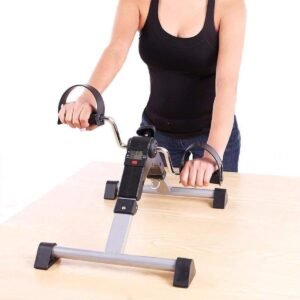 Onder Desk Cycle - Mini Hometrainer - Thuiswerken Fitness - Opvouwbaar Ontwerp - 35 cm Hoogte - Rood (9101247794668)