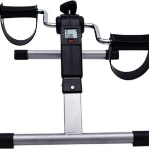 Opvouwbaar Pedaal - Mini Hometrainer - Been Arm Oefeningen - Digitaal LCD Scherm - 48 cm - Zwart (9101250684352)