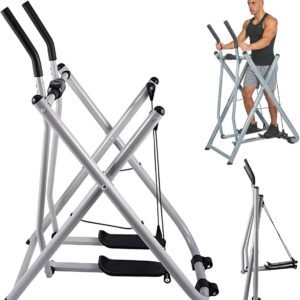 Opvouwbare Hometrainer - Crosstrainer Thuis - Totale Lichaamstraining - Low Impact Ontwerp - Compact Opvouwbaar (9101159193450)