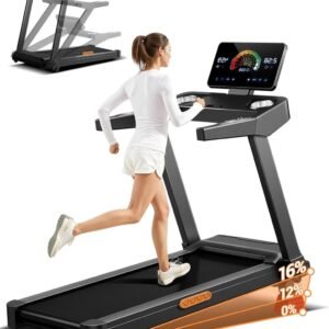 Opvouwbare Loopband - Thuistrainer Hometrainer - Thuis Trainen - 16% Handmatige Helling - 180 kg Draaggewicht - Zwart (9101197705608)
