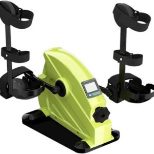 Pedaaltrainer Beenbeschermer - Mini Hometrainer - Revalidatie Training - Verstelbare Weerstand - Compact Ontwerp - Zilver (9101252919636)