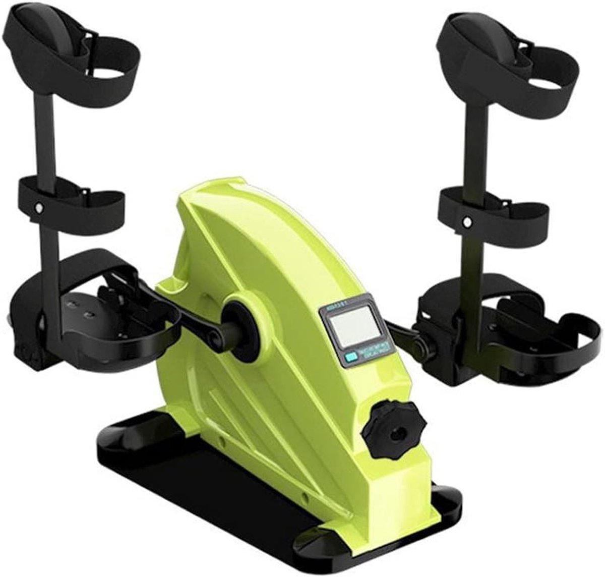 Pedaaltrainer Beenbeschermer - Mini Hometrainer - Revalidatie Training - Verstelbare Weerstand - Compact Ontwerp - Zilver (9101252919636)