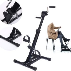 Pedaaltrainer Hometrainer - Indoor Fitness Apparaat - Arm en Been Training - Verstelbare Weerstand - 50x30x11 cm (9101163761713)