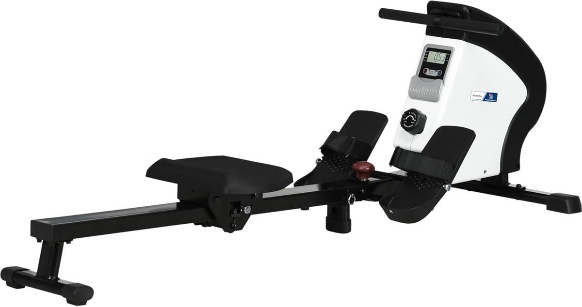 Roeitrainer met Magnetische Weerstand, 8 Niveaus en LCD Scherm - Inklapbaar (9101146741718)