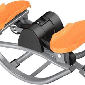 Stappentrainer - Hometrainer Stepper - Thuis Fitness - Stille Hydraulische Technologie - 49 x 27 x 23 cm - Oranje (9101264804210)