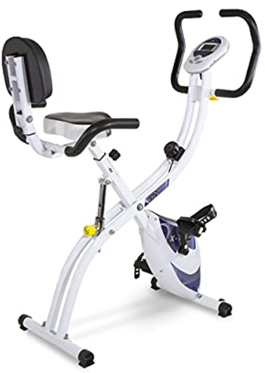Vouwbare Hometrainer met 3 Posities en Smartphone/Tablethouder - 10kg Vliegwiel (6153908063050)