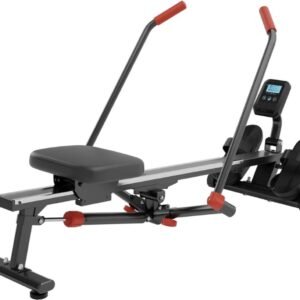 CLVP® Roeitrainer Inklapbaar - Hometrainer - Roeimachine Fitness - Zwart (6152149832852)