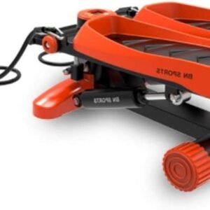 Fitness Stepper - Mini Hometrainer - Thuisconditie Opbouwen - Verstelbare Pedaalhoek - Stille Werking - Zwart (9101332597204)