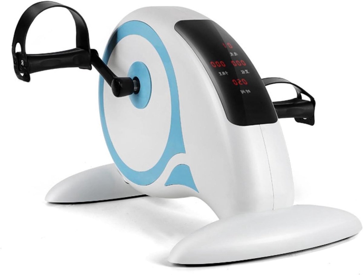 Gemotoriseerde Pedaal Hometrainer - Mini Fiets Trainer - Revalidatie Oefeningen - 12 Snelheidsinstellingen - 6 Kilogram - A (9101230728045)