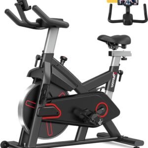 Hometrainer - Fitnessfiets - Thuis sporten - Magnetische weerstand - Tot 136 kg - Zwart (9101266700237)