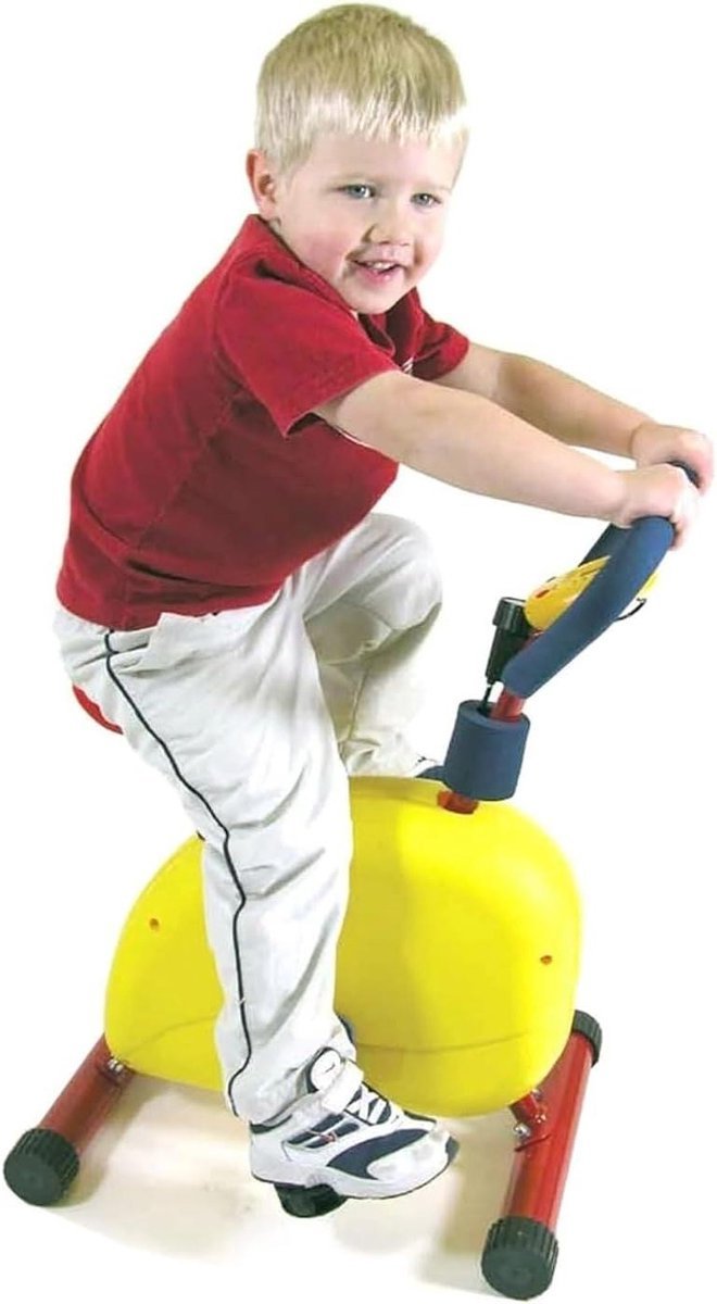 Hometrainer Kinderen - Fiets Hometrainer - Binnen Sporten - Verstelbare Zitting - 55 x 35 x 70 cm - Wit (9101226487192)