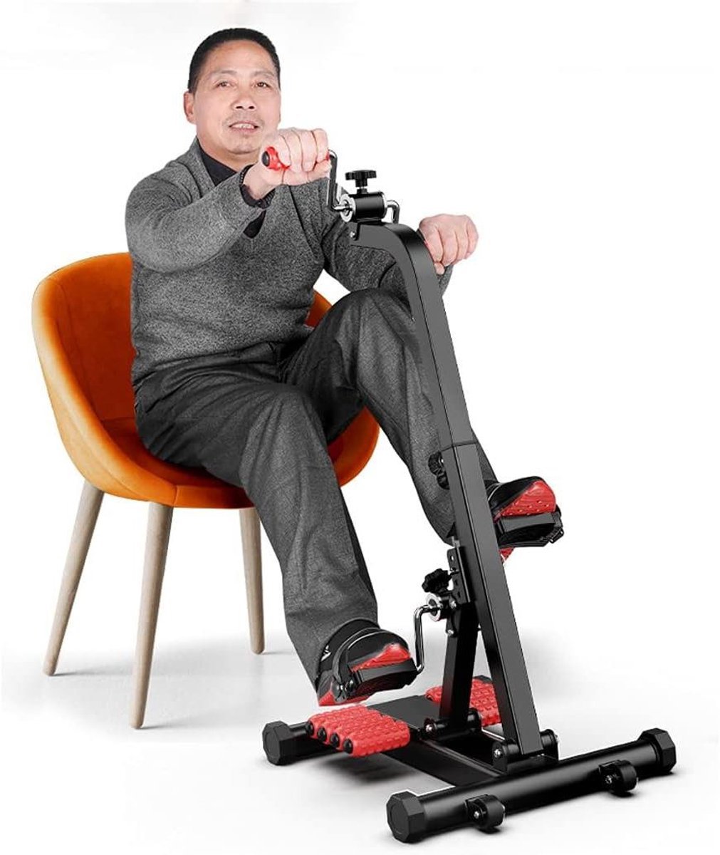Hometrainer - Revalidatie fiets - Thuistraining - Instelbare hoogte - 99 cm - Zwart (9101230728199)
