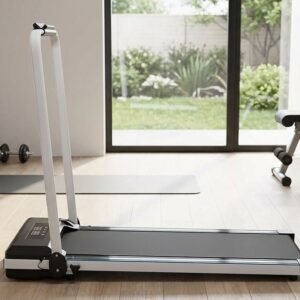 Loopband voor Thuis - House&Garden FitWalk Pro 2HP Inklapbare Loopband tot 10 km/u - Wandelband met Afstandsbediening, LED Display, Schokabsorptie & Compact Opvouwbaar Design - Zwart (9505369773417)