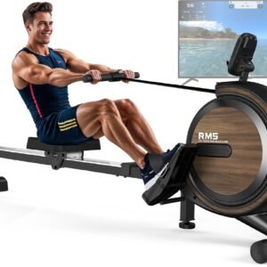 MettleMatic RM5 Roeitrainer - 16-Niveaus Magnetische Weerstand - Bluetooth - 150 kg Laadvermogen (6976909980214)