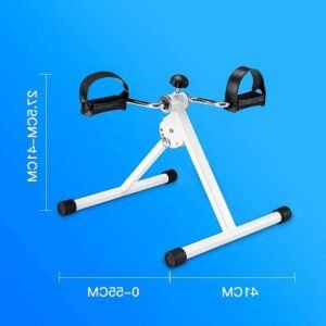 Mini Hometrainer - Oefenfiets - Armen Benen Trainen - Opvouwbaar Ontwerp - 55 x 41 x 41 cm - Rood (9101217425974)