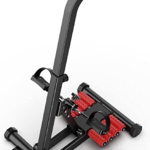 Oefenfiets - Hometrainer Fitnessfiets - Thuis Trainen - Met Massagefunctie - Beweegbare Wielen - Grijs (9101340990561)