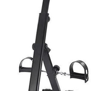 Opvouwbare Pedaal Trainer - Mini Hometrainer - Revalidatie Training - Verstelbare Spanning - Tot 95 cm - Grijs (9101243395067)
