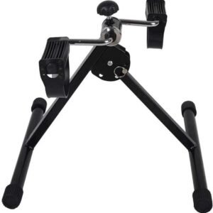 Pedaaltrainer Mini-hometrainer - Voetpedaal trainer - Been en arm revalidatie - Stil en soepel ontwerp - 42x50x9cm - Zilver (9101199831480)
