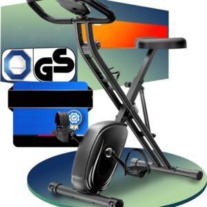 QORA® Hometrainer Fiets - Hometrainers Fitness - Hometrainer - Zwart - 86cm x 44cm x 117cm (6155952459421)