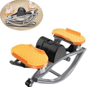 Stepper Thuismachine - Mini Hometrainer - Vet Verbranden - Stil Ontwerp - 49x27x23 cm - Oranje (9101335804477)