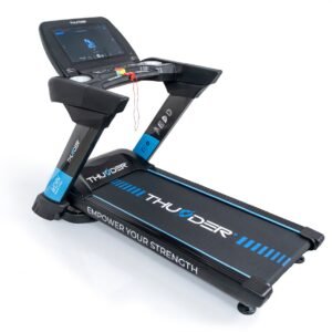 Thunder Elektrische Loopband 25 km/u - 6 PK AC Motor - 21,5" Touchscreen WiFi - 58x146 cm Loopvlak - Incline 18 Niveaus - Max. 180 kg (5906765565585)