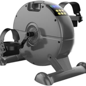 Voetpeddeltrainer - Mini Hometrainer - Thuis Fitness - LCD Scherm - 447 cm - Grijs (9101230727291)