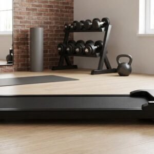 Walking Pad Inklapbaar met Helling - House&Garden SlimStride Pro Loopband voor Thuis & Kantoor - 3-in-1 Wandelband met Bluetooth App - Fluisterstil - Tot 150 kg - Compact Onder Bureau - 6 km/u - Zwart (9508425979549)