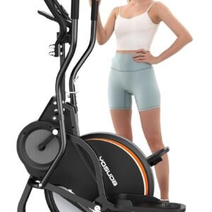YOSUDA crosstrainer voor thuis - testwinnaar, 3-in-1 (ellipsentrainer + stepper + stairmaster), 16 weerstandsniveaus, 8 kg vliegwiel, ultrastil magneetweerstand, 45° helling, polssensor, LCD-monitor (0781113503762)