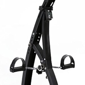Arm- en beentrainer - Hometrainer Ouderen - Revalideren Thuis - Verstelbare Weerstand - 84x41x40cm - Zwart (9101216280697)