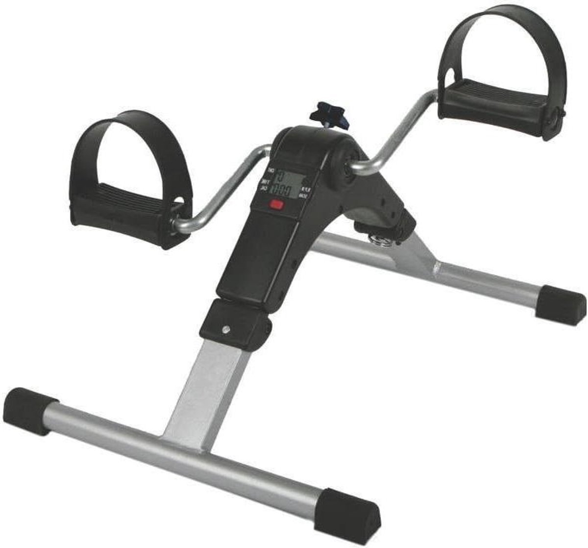 Digitale Pedaal Oefening - Hometrainer Benen - Revalidatie Thuis - Met Pedaalweerstand - 2 Stuks - Grijs (9101183989500)