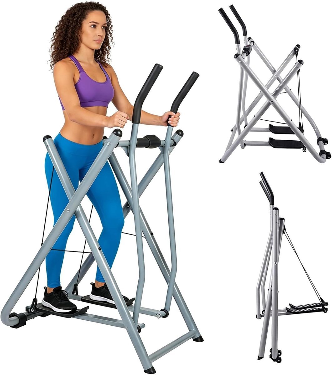 Elliptische Crosstrainer - Full Body Trainer - Thuis Fitness - Opvouwbaar Compact - 111x74x136cm (9101159193610)