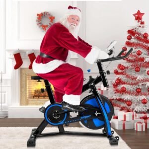 Fiets Hometrainer - Indoor Fietsen - Thuis Sporten - Draagbaar Ontwerp - Eén Maat - Blauw (9101163761553)