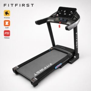 FitFirst® Sprinter Pro Loopband 1-16 km/u - Elektrische Helling tot 15% - 3,5 PK - 16 Programma's - Tot 135 kg - Inklapbaar - Kinomap Zwift FitShow - Hardloopband Treadmill (8721082449717)