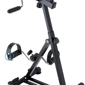 Hometrainer - Arm- en Beenoefenaar - Indoor Fitness - Verstelbare Oefeningen - 118x50x44cm - Zwart (9101414631680)